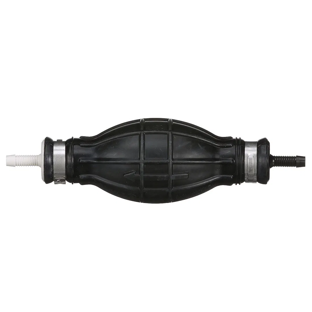 93014LP7 – ATTWOOD MARI Fuel System Primer Bulb, For Use With Ethanol Blended Fuels 1/4 Inch Hose Barb Black Stainles...